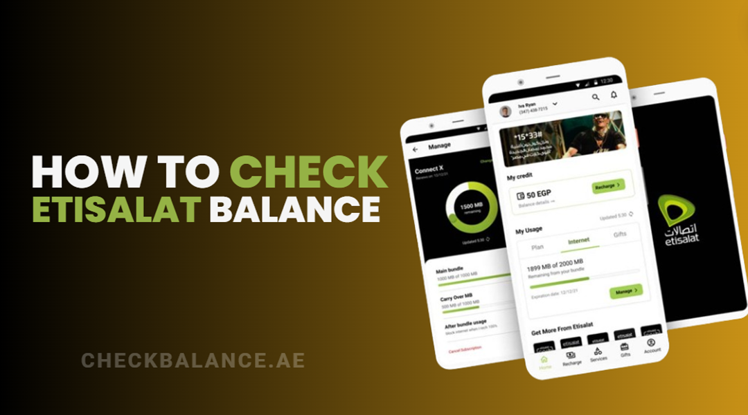 Easily Check Your Etisalat Balance