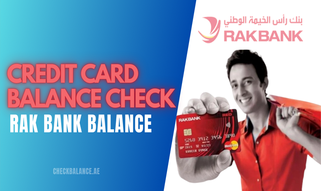 RAK Credit Card Balance Check